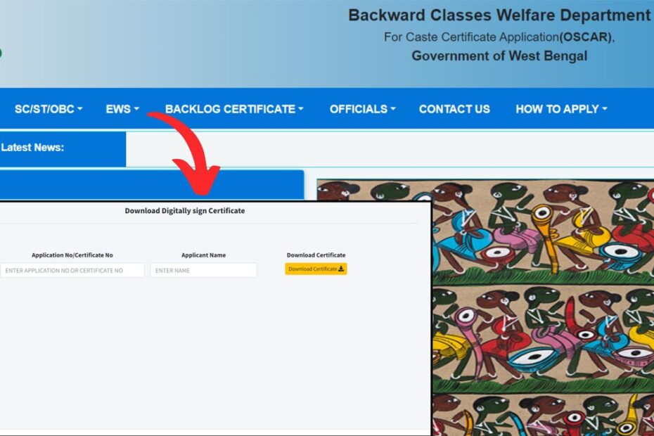EWS certificate download process