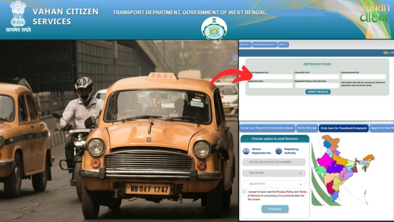 Add nominee in vehicle process
