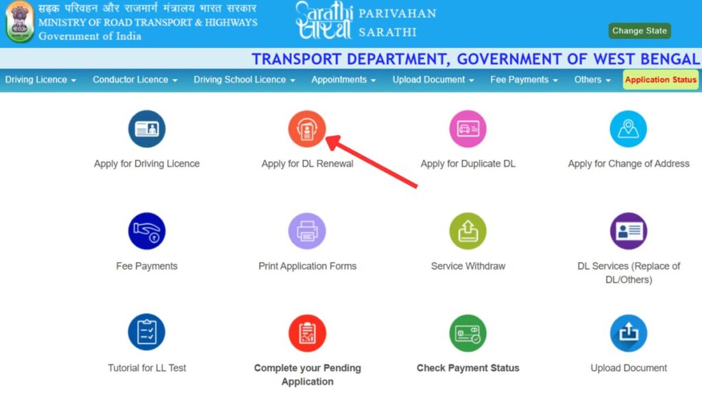 How To Renew Your Driving Licence Online In India (All States) 3 Apply for DL renewal process