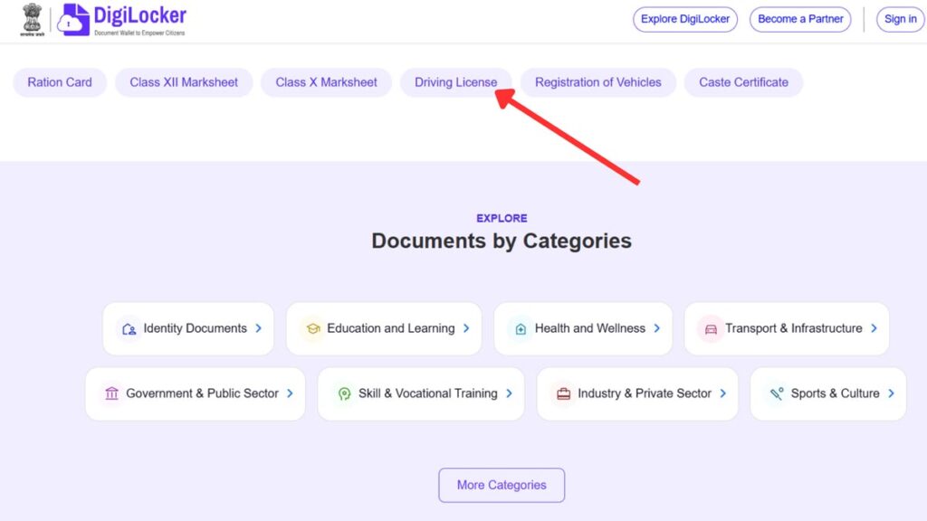How To Download Driving Licence PDF In India (Via Digilocker) 3 Driving Licence option on Digilocker