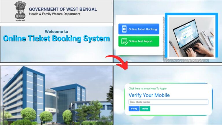 OPD Ticket booking process West Bengal
