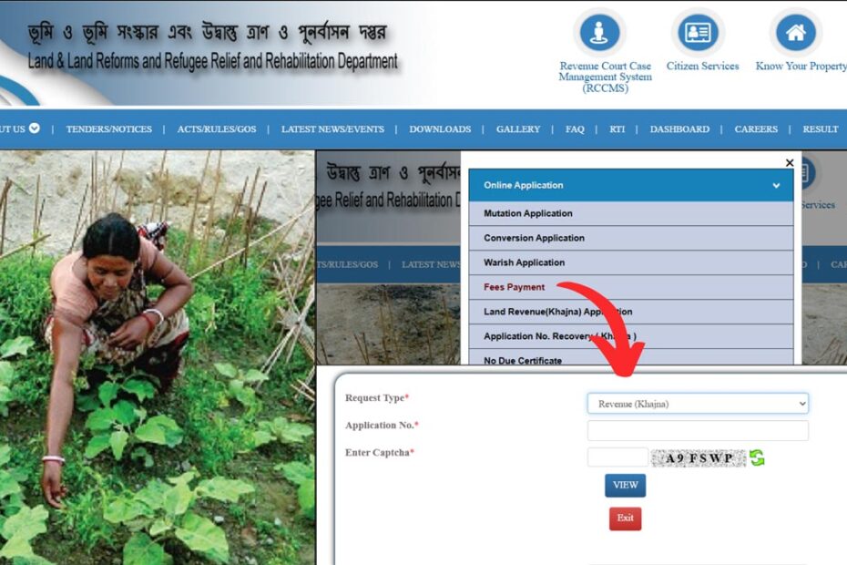 Khajna payment process Banglarbhumi