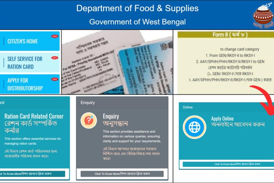 Ration card category change process form 8