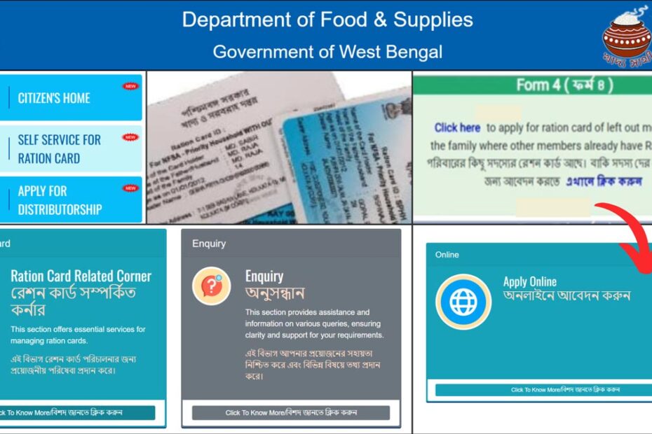 Ration card new member add process form 4