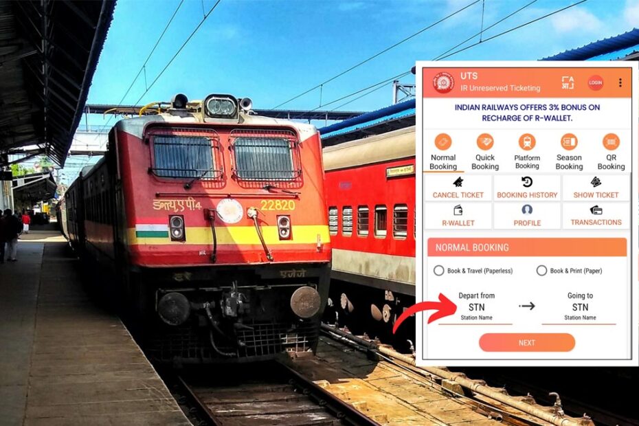 UTS app ticket booking process