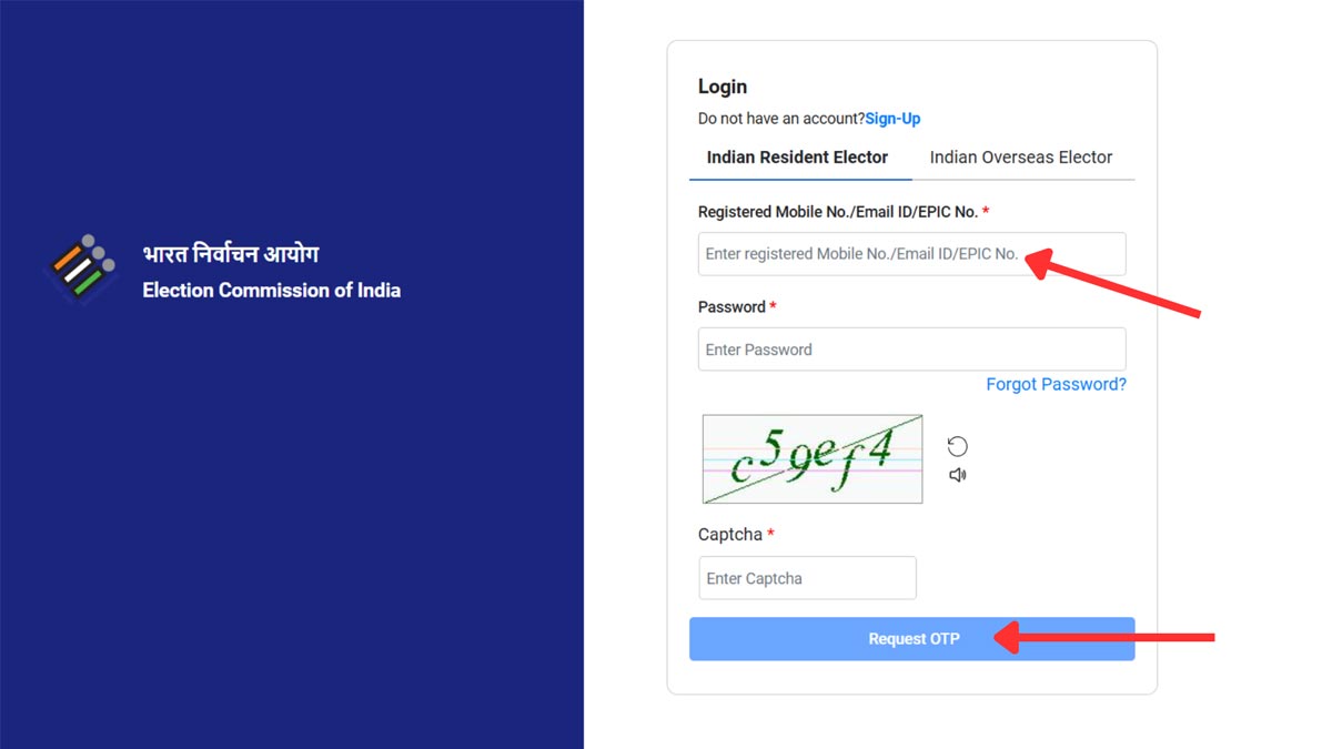 How To Register (And Login) On ECI Voter's Service Portal