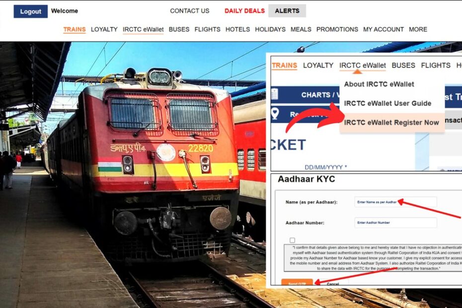 irctc e wallet reg process